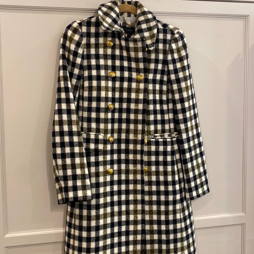 Matched coat and skirt